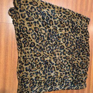 NWT - Leopard print Cowl Scarf